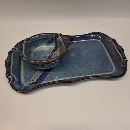 #230702 Chip & Dip Platter $24 at Hunter Wolff Gallery